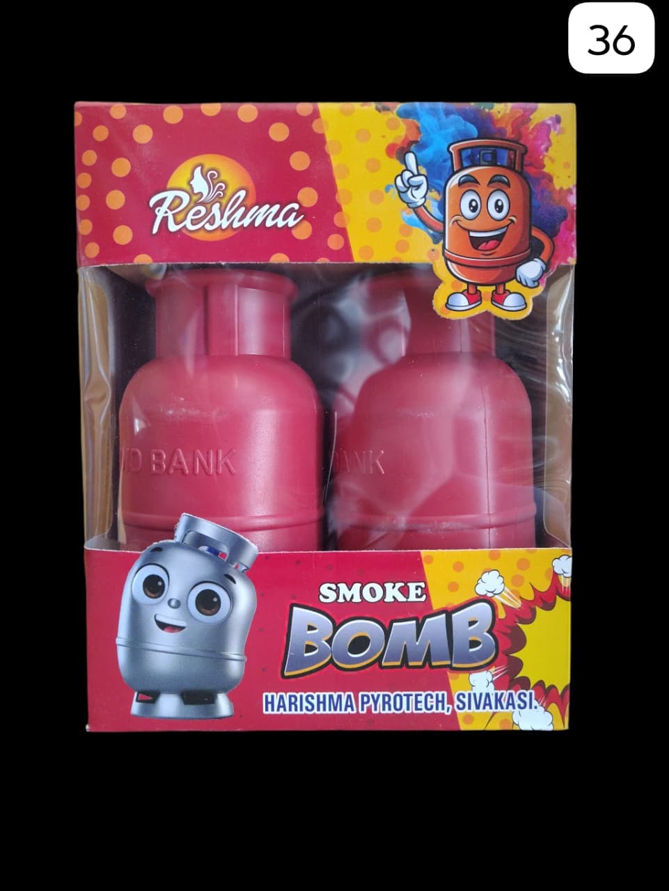 Cylinder Smoke With Bomb